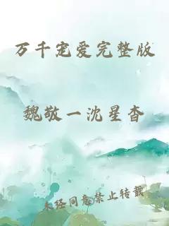 万千宠爱完整版