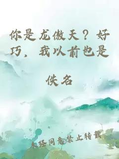 你是龙傲天?好巧,我以前也是